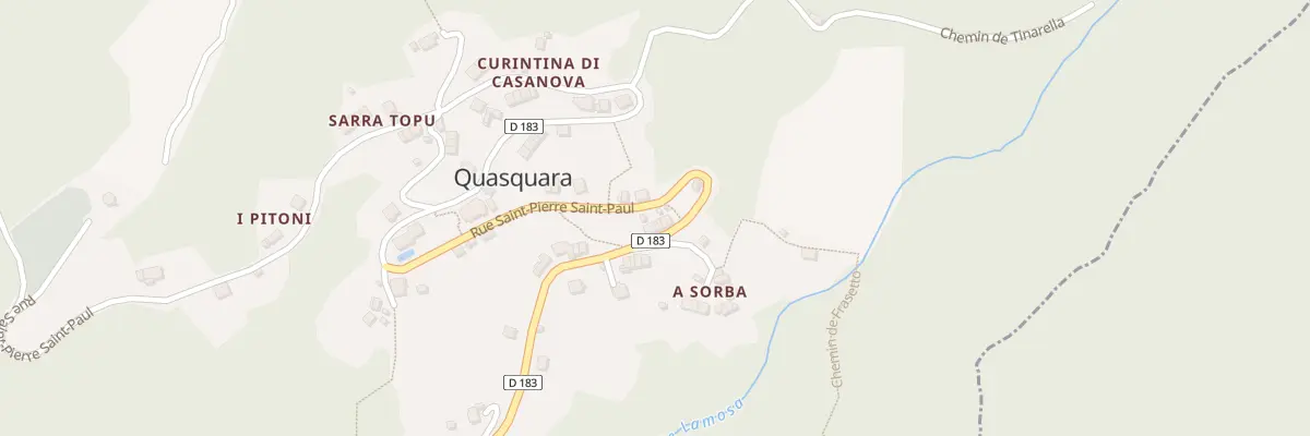 Plan du 5055 Ortu Di Piazza à Quasquara