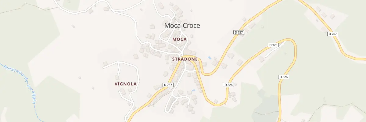 Plan du 195 Stradone à Moca-Croce
