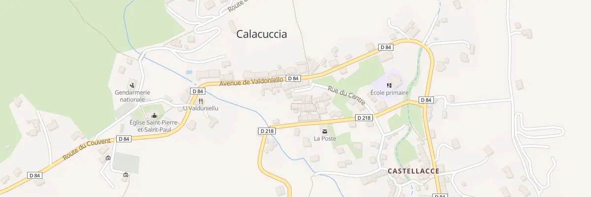 Plan du 5092 Calacuccia à Calacuccia