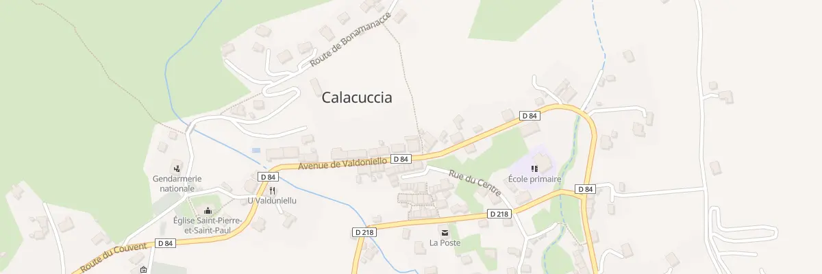 Plan du 5136 Calacuccia à Calacuccia