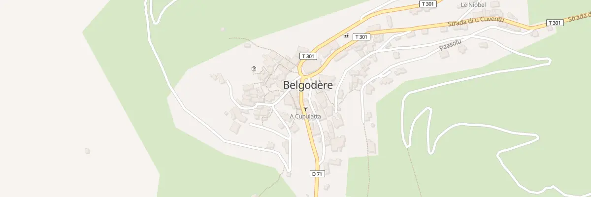 Plan du 5127 Mezzanile à Belgodère