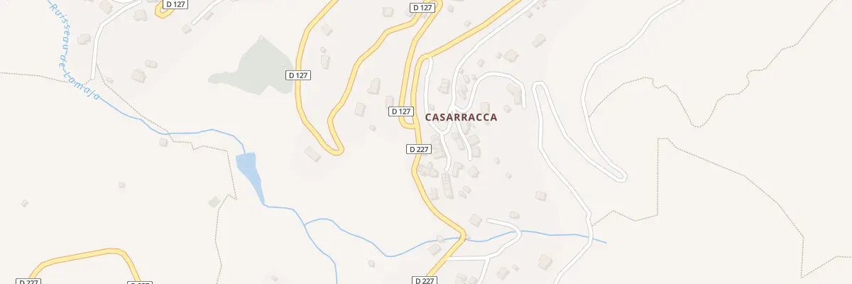 Plan du 5284 Casarracca à Tavera