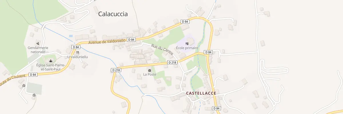 Plan du 5119 Piano à Calacuccia