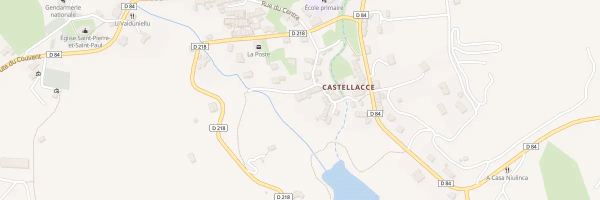 Plan du 5070 Castellacce à Calacuccia
