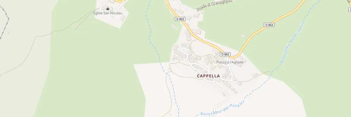 Plan du 5080 Capella à Olmi-Cappella
