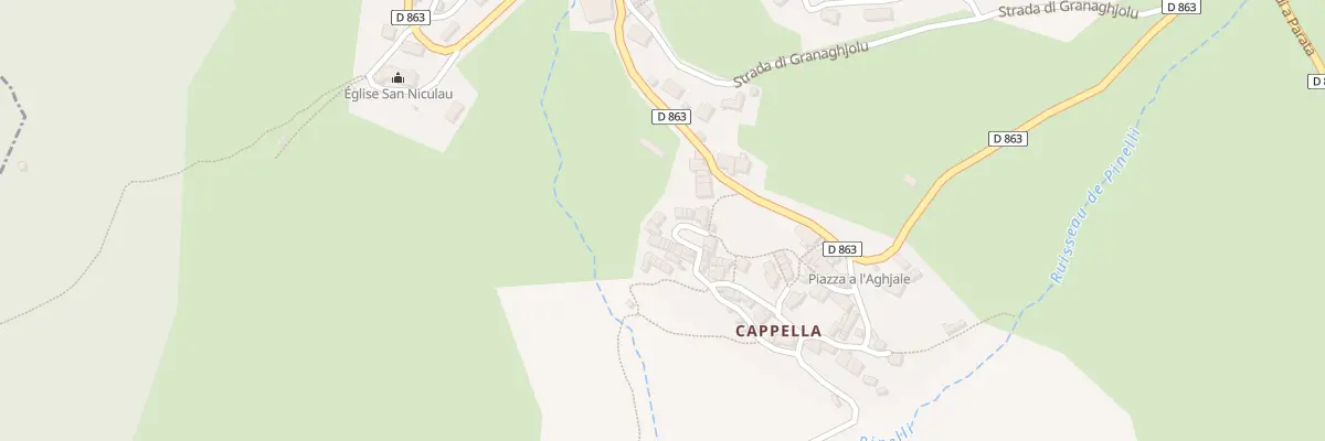 Plan du 5089 Capella à Olmi-Cappella