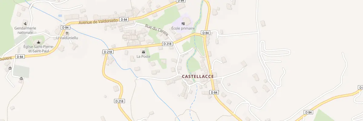 Plan du 5045 Castellacce à Calacuccia