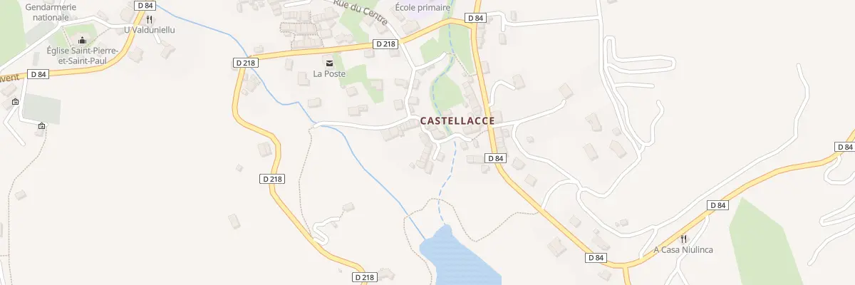 Plan du 5060 Castellacce à Calacuccia