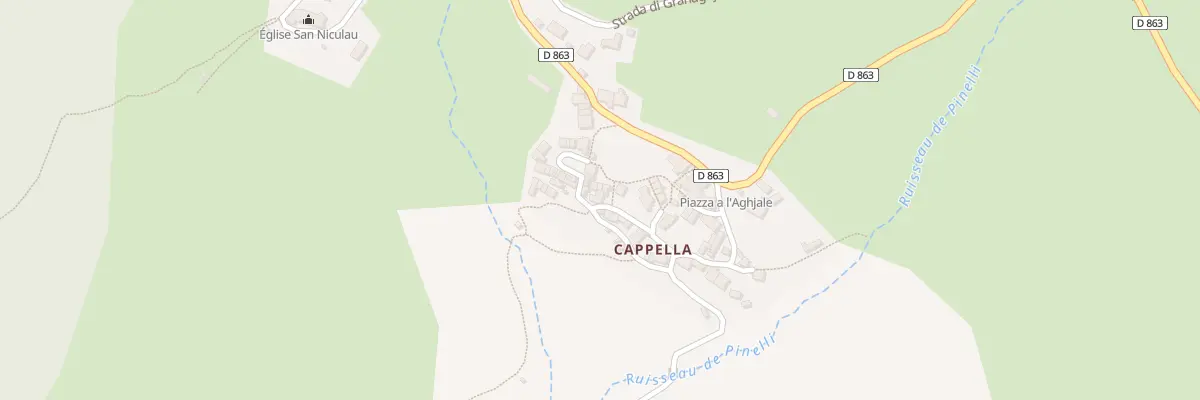 Plan du 238 Qua Quartieru Di A Cappella à Olmi-Cappella
