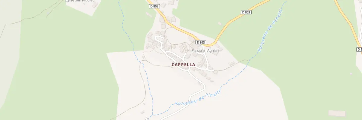 Plan du 229 Qua Quartieru Di A Cappella à Olmi-Cappella