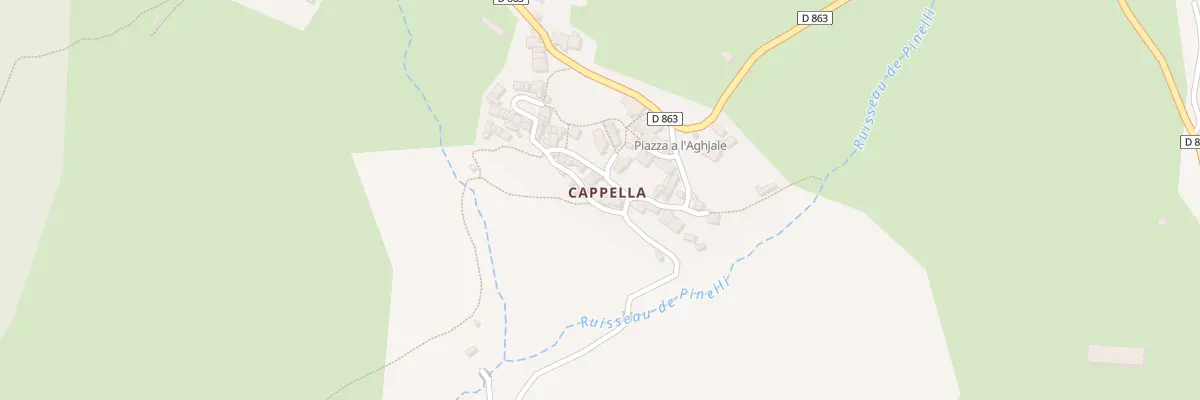 Plan du 5136 Capella à Olmi-Cappella