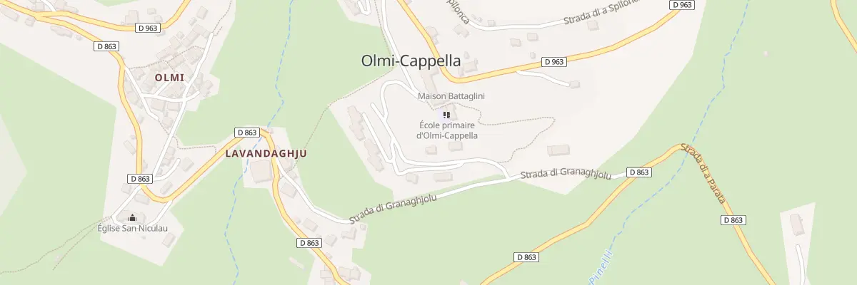Plan de Filicaja à Olmi-Cappella