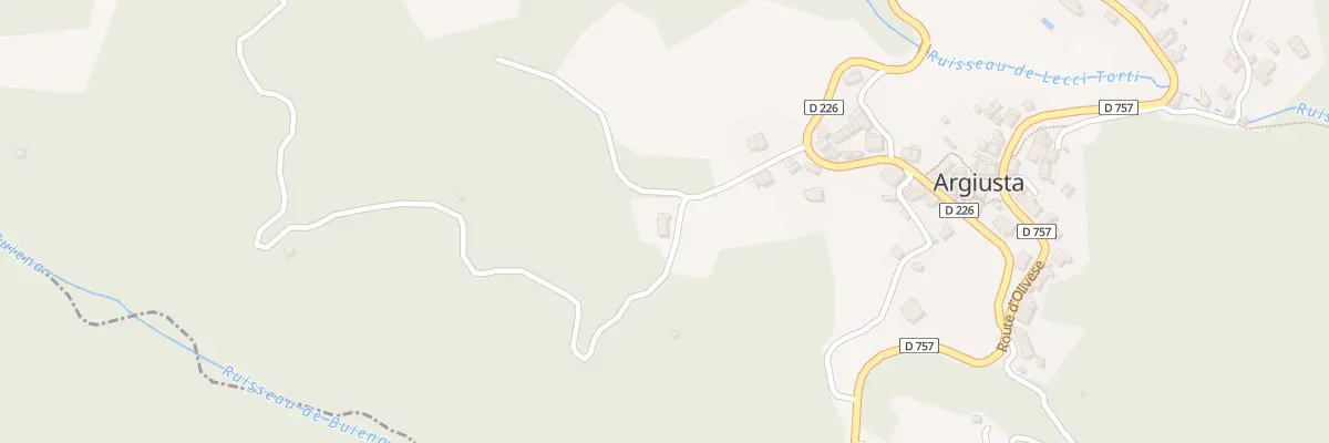 Plan du 5112 Valle à Argiusta-Moriccio