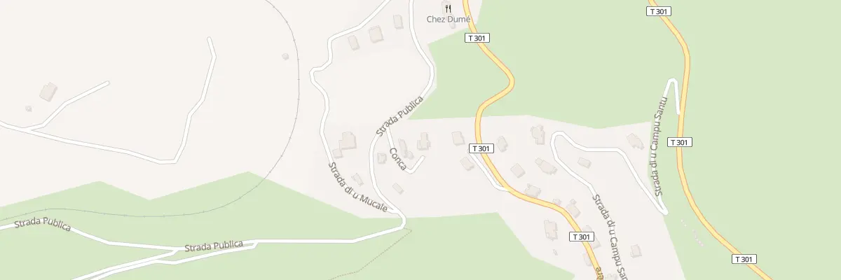 Plan du 5243 Conca à Belgodère