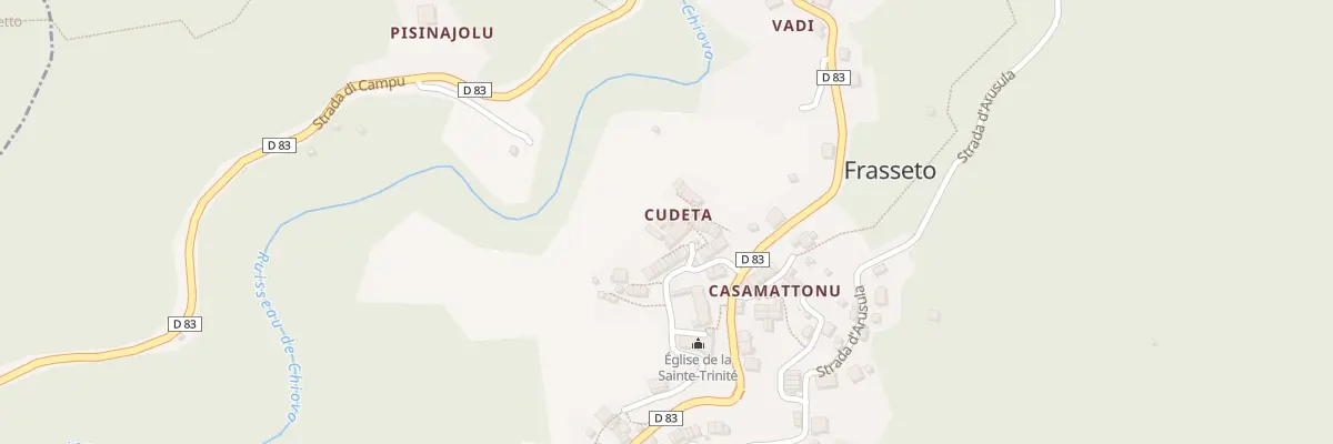 Plan du 5018A Cudeta à Frasseto