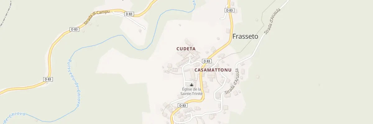 Plan du 5028 Cudeta à Frasseto