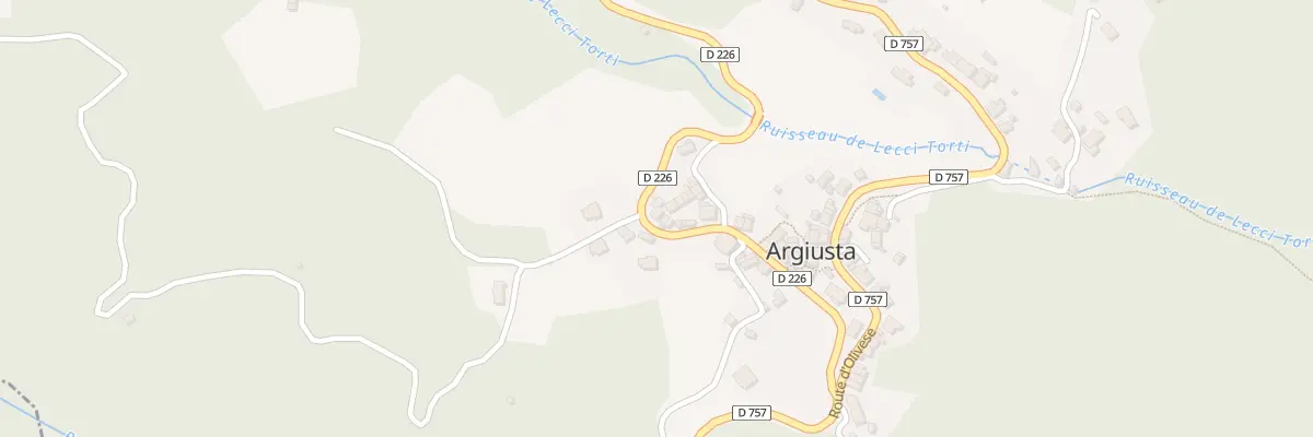 Plan du 5091A Caitucoli à Argiusta-Moriccio