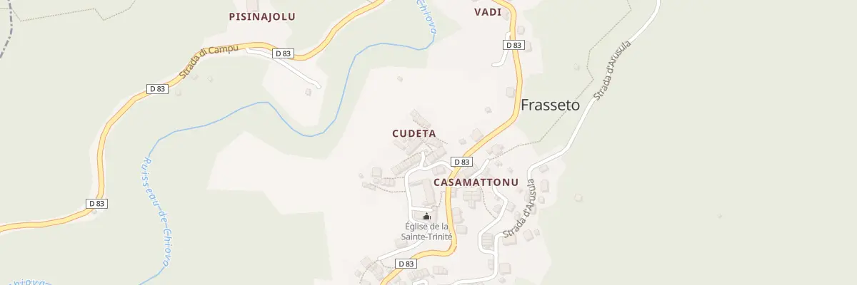 Plan du 5014 Cudeta à Frasseto