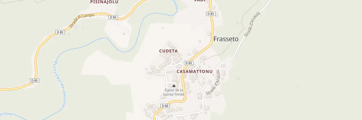 Plan du 5009 Cudeta à Frasseto