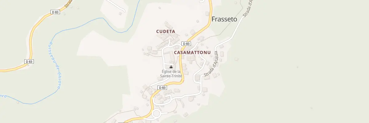 Plan du 5070 Casamattonu à Frasseto