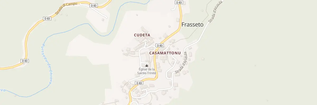 Plan du 5072 Casamattonu à Frasseto