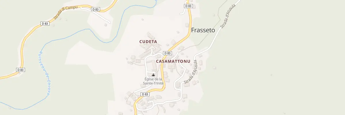 Plan du 5075 Casamattonu à Frasseto
