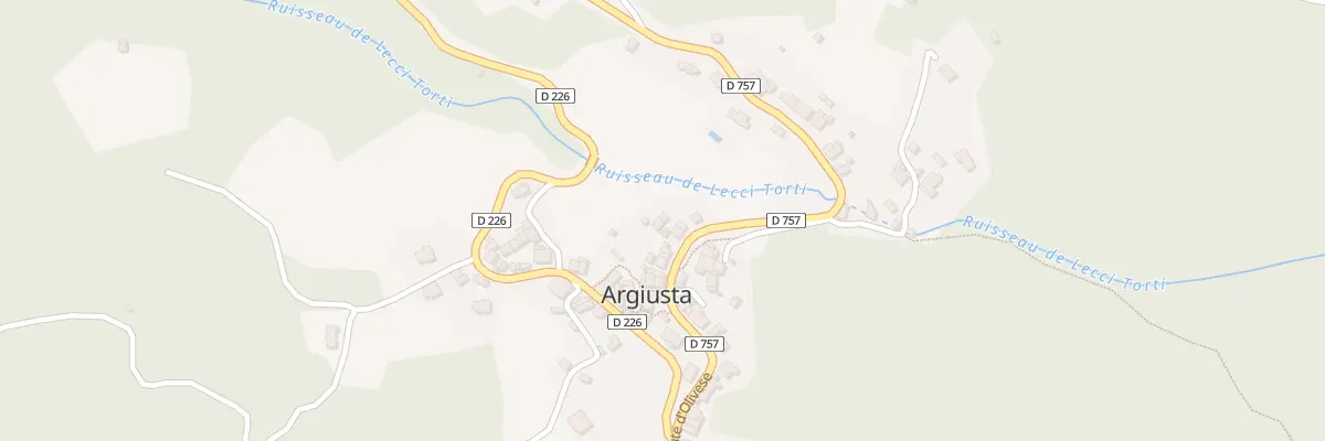 Plan du 5063 Rinchinata à Argiusta-Moriccio