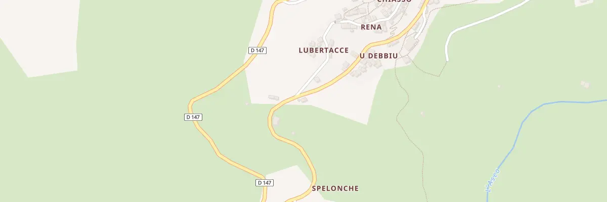 Plan du 5234 Casiccia à Asco