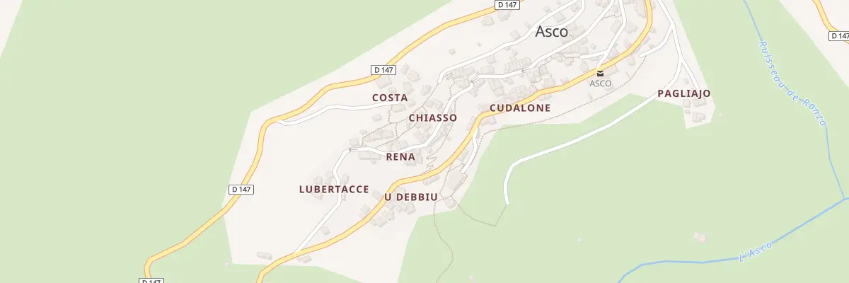 Plan du 5065 Chiasso à Asco