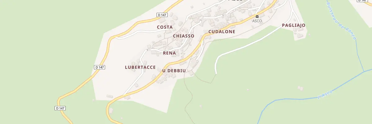 Plan du 5044 Valle à Asco