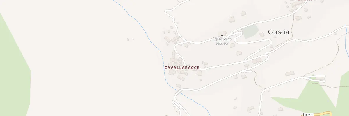 Plan du 5108 Cavallaracce à Corscia