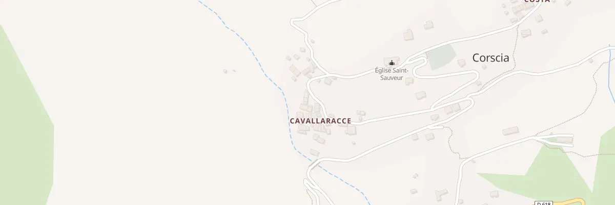 Plan du 5107 Cavallaracce à Corscia
