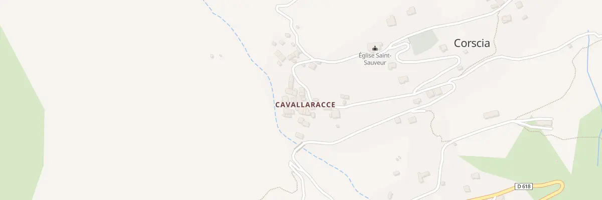 Plan du 5114 Cavallaracce à Corscia
