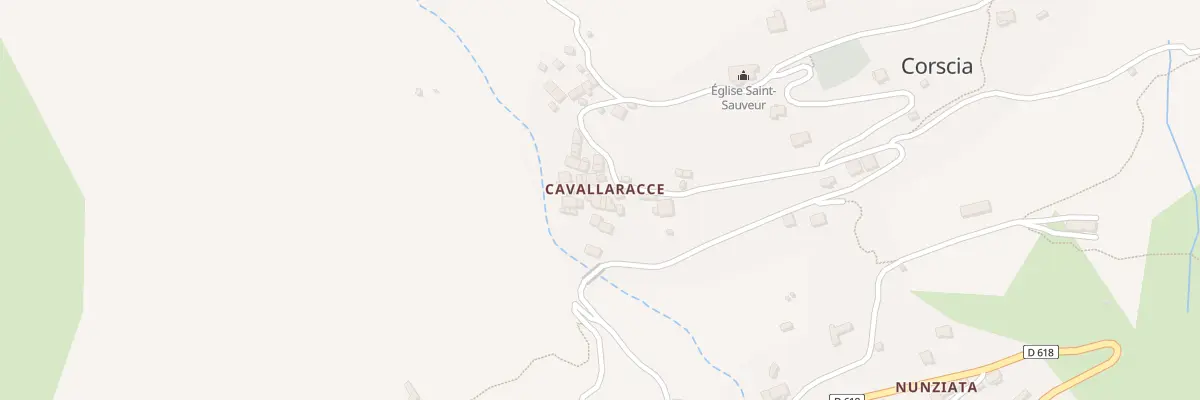 Plan du 5123 Cavallaracce à Corscia