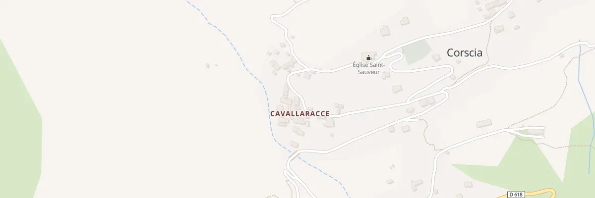 Plan du 5111 Cavallaracce à Corscia