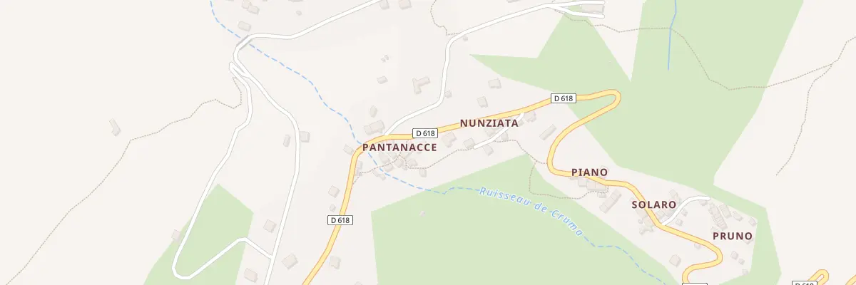 Plan du 5089A Facciatojo à Corscia