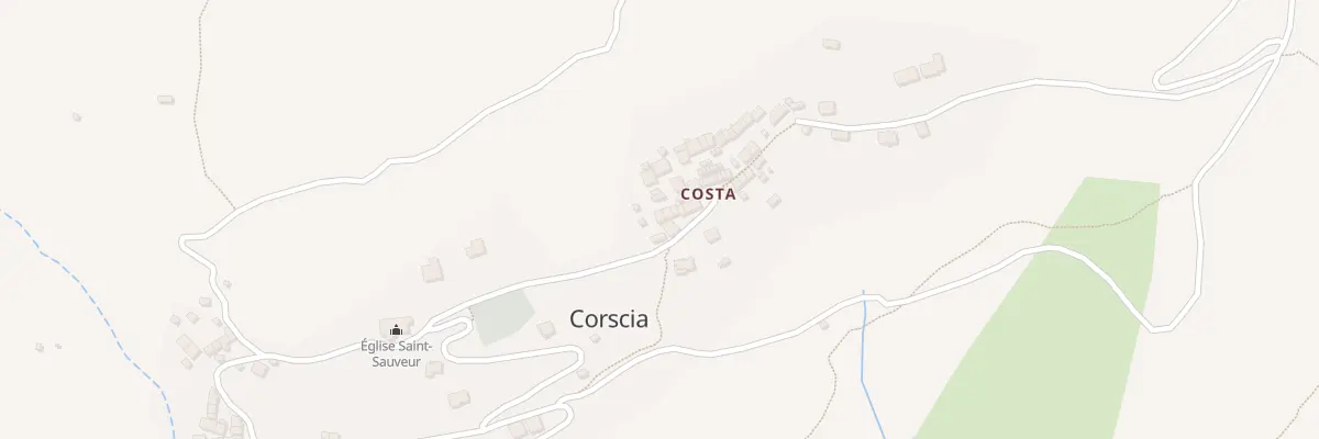 Plan de Costa à Corscia