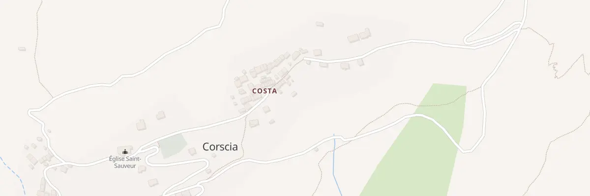 Plan de Bitullo à Corscia