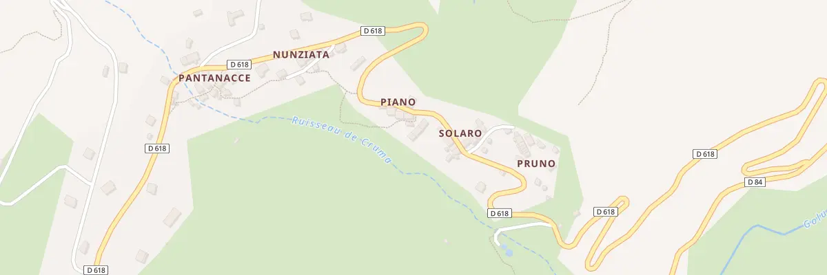 Plan de Piana à Corscia