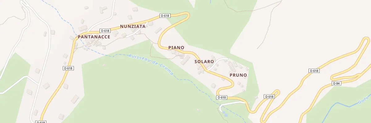 Plan du 5073 Piana à Corscia