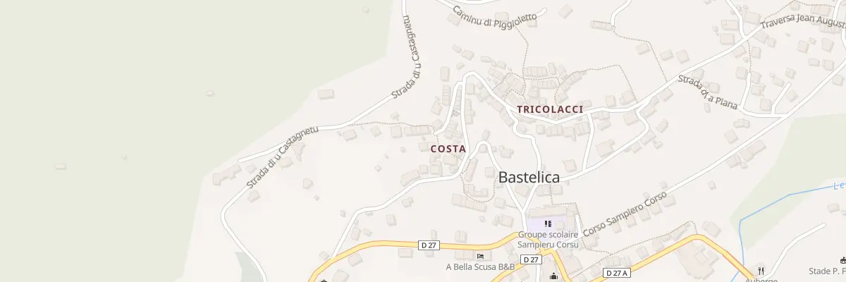 Plan du 5124 Costa à Bastelica