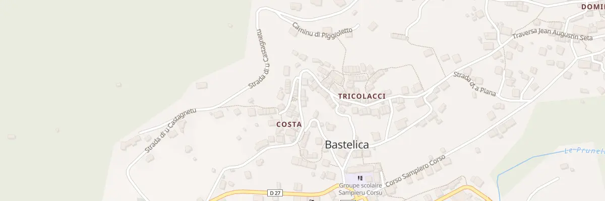 Plan du 5101 Costa à Bastelica