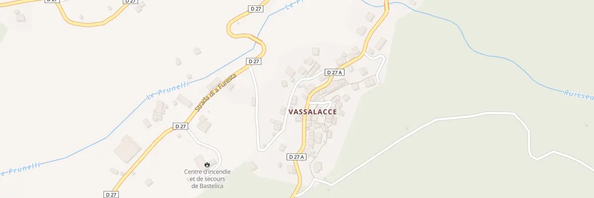 Plan du 5423 Vassalacce à Bastelica