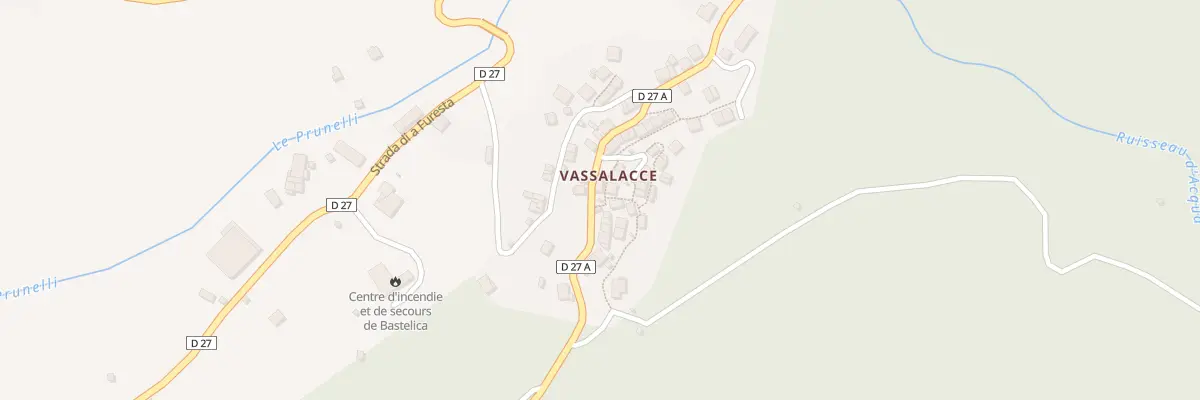 Plan du 5447 Vassalacce à Bastelica