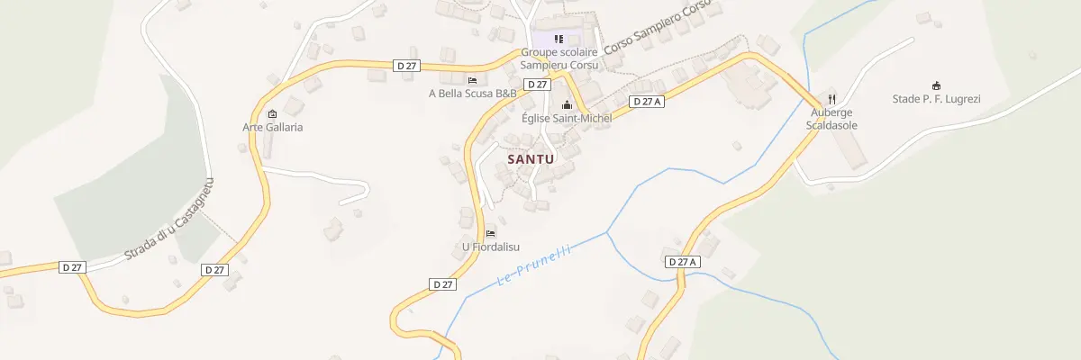 Plan du 5211 Santo à Bastelica