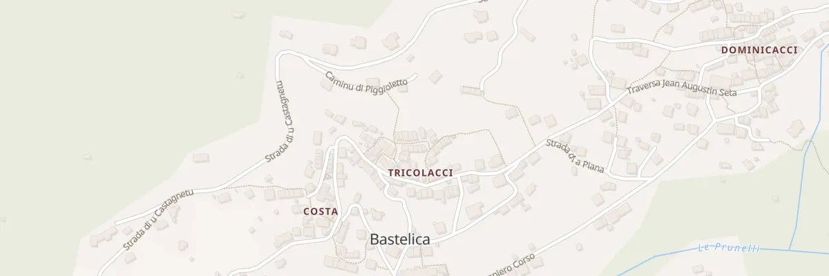 Plan du 5060 Tricolacci à Bastelica