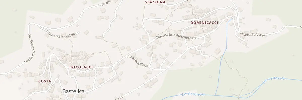 Plan du 5251 Terrajolo à Bastelica