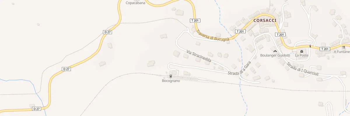 Plan du 5003A Strascinella à Bocognano
