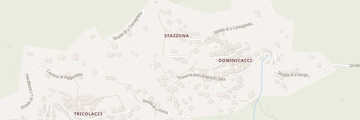 Plan du 5259 Razzolani à Bastelica