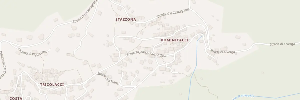 Plan du 5345 Dominicacci à Bastelica